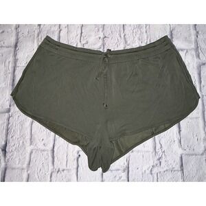 Aerie ‎ Elastic Waist Lounge Sleep Shorts Women's Size XL Model /poly Blend